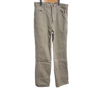 Wrangler 936TAN Cowboy Cut Slim Fit Tan Western Rodeo Denim‎ Jeans 31x32